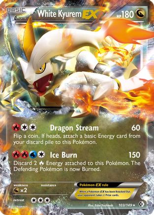 [PKM-R] White Kyurem EX (103/149) [Black & White: Boundaries Crossed]