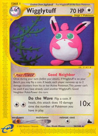 [PKM] Wigglytuff (34/144) [Skyridge]