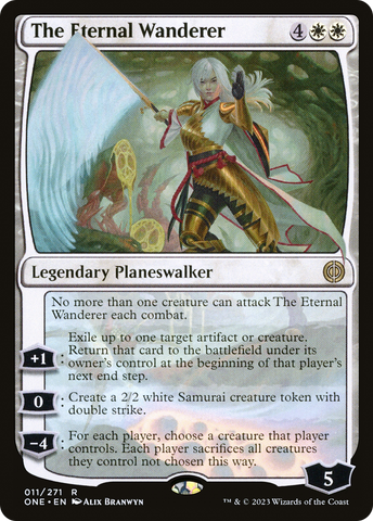 {R} The Eternal Wanderer [Phyrexia: All Will Be One][ONE 011]