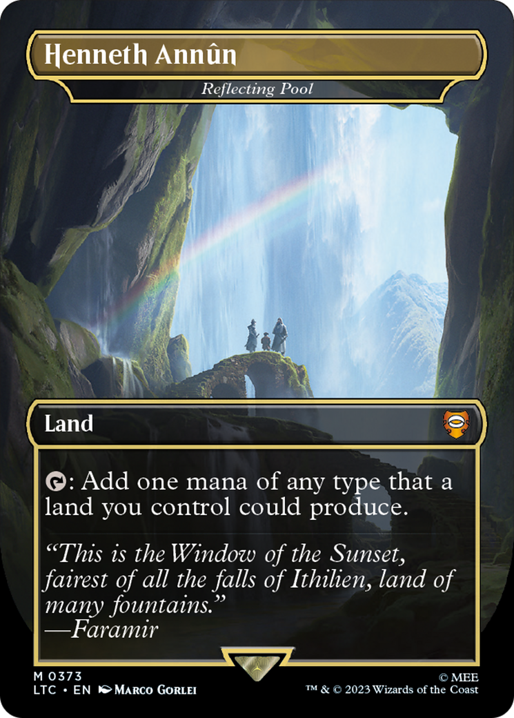 {R} Reflecting Pool - Henneth Annun [The Lord of the Rings: Tales of Middle-Earth Commander][LTC 373]