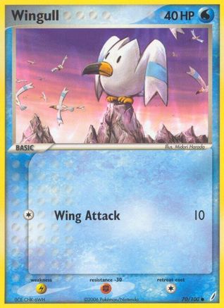 [PKM] Wingull (70/100) (Stamped) [EX: Crystal Guardians]