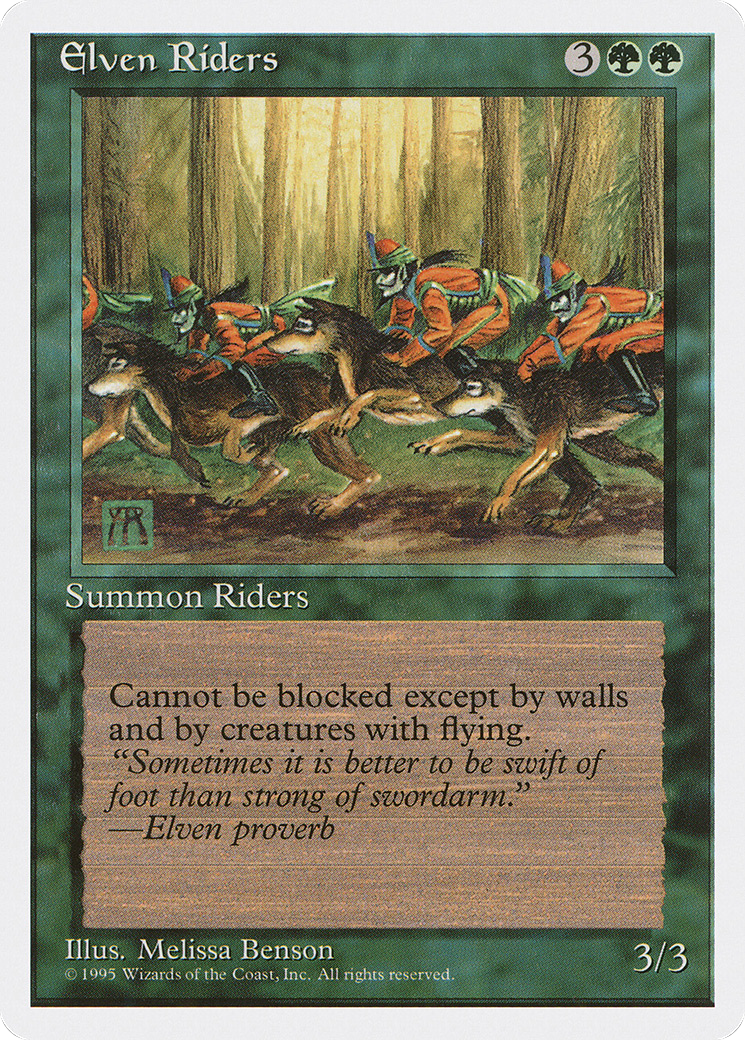 {C} Elven Riders [Fourth Edition][4ED 242]
