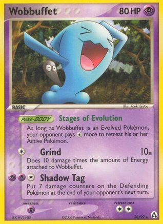 [PKM] Wobbuffet (28/92) [EX: Legend Maker]