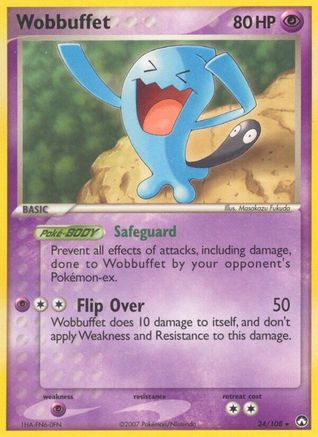 [PKM-R] Wobbuffet (24/108) (Stamped) [EX: Power Keepers]