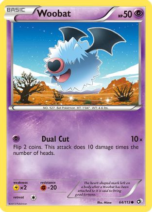 [PKM-C] Woobat (64/113) [Black & White: Legendary Treasures]