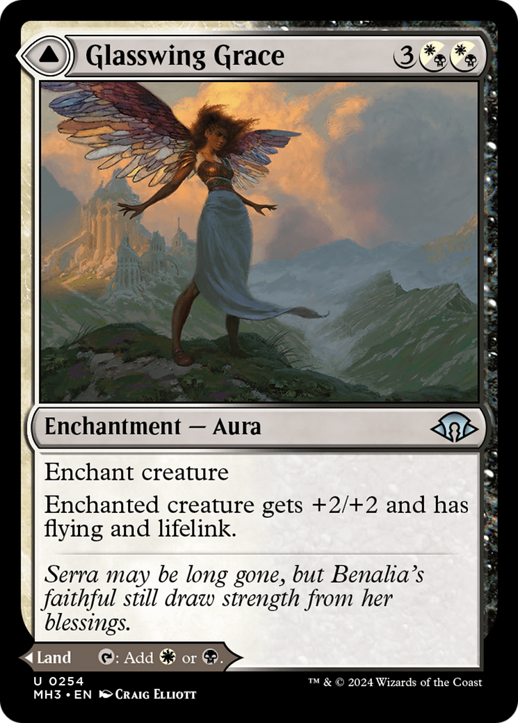 {C} Glasswing Grace // Age-Graced Chapel [Modern Horizons 3][MH3 254]