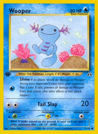 [PKM] Wooper (71/75) [Neo Discovery 1st Edition]