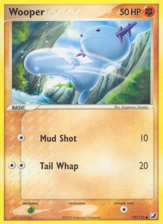 [PKM] Wooper (79/115) (Stamped) [EX: Unseen Forces]