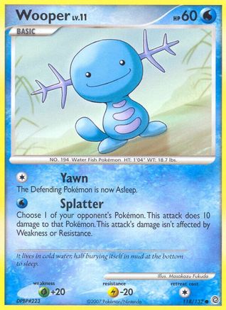 [PKM] Wooper (118/132) [Diamond & Pearl: Secret Wonders]