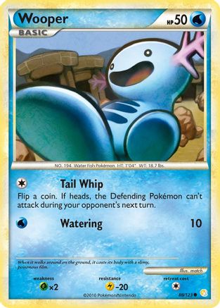 [PKM] Wooper (88/123) [HeartGold & SoulSilver: Base Set]