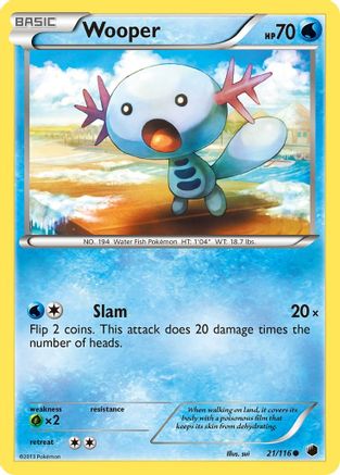 [PKM] Wooper (21/116) [Black & White: Plasma Freeze]