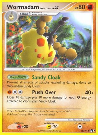 [PKM] Wormadam Sandy Cloak (10/17) [POP Series 7]