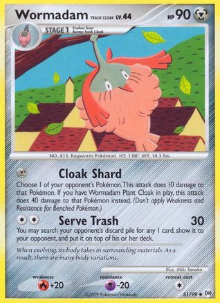 [PKM] Wormadam Trash Cloak (51/99) [Platinum: Arceus]