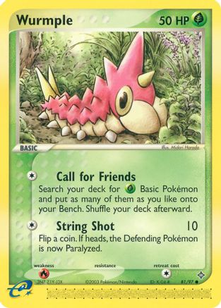 [PKM] Wurmple (81/97) [EX: Dragon]