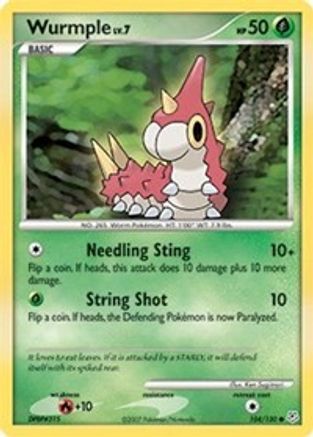 [PKM-C] Wurmple (104/130) [Diamond & Pearl: Base Set]