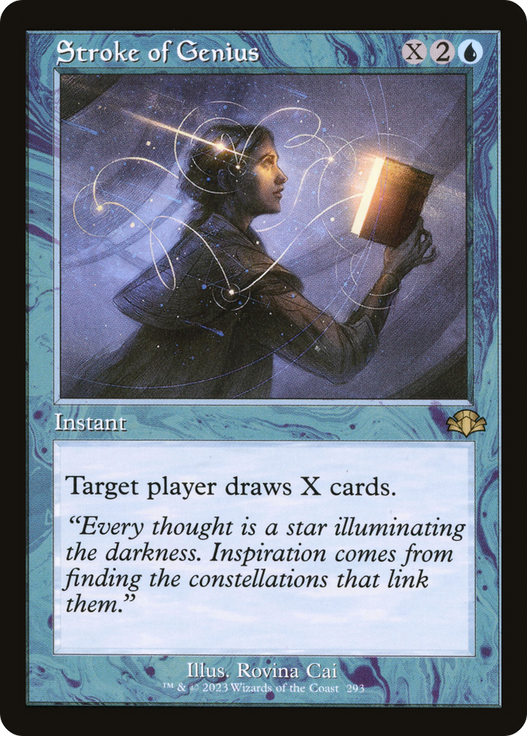 {R} Stroke of Genius (Retro) [Dominaria Remastered][DMR 293]