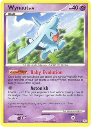 [PKM] Wynaut (42/130) [Diamond & Pearl: Base Set]