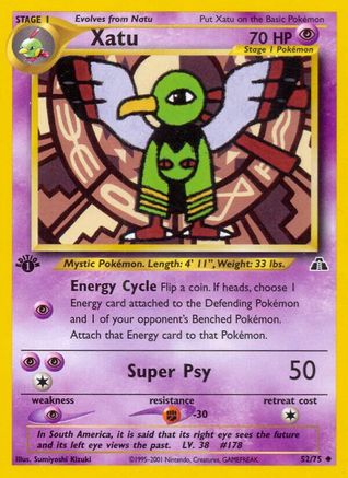 [PKM] Xatu (52/75) [Neo Discovery 1st Edition]