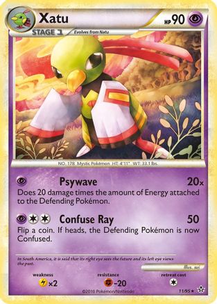 [PKM] Xatu (11/95) [HeartGold & SoulSilver: Unleashed]