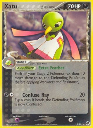 [PKM] Xatu (25/101) (Delta Species) [EX: Dragon Frontiers]