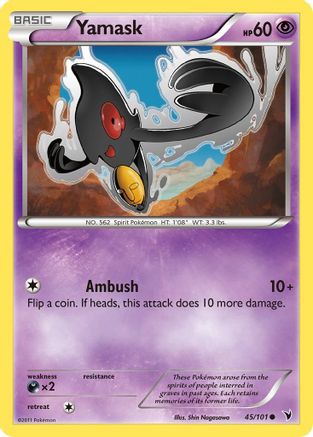 [PKM-C] Yamask (45/101) [Black & White: Noble Victories]