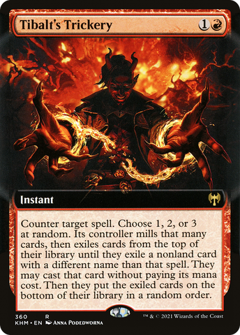 {R} Tibalt's Trickery (Extended Art) [Kaldheim][KHM 360]