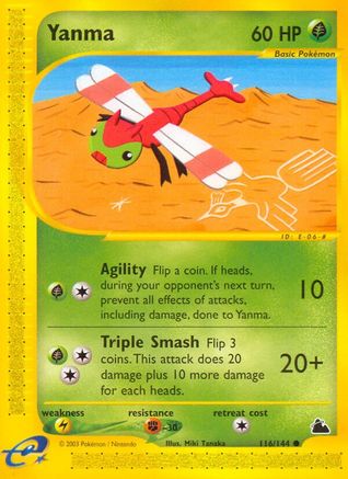 [PKM] Yanma (116/144) [Skyridge]