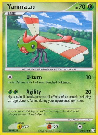 [PKM] Yanma (128/146) [Diamond & Pearl: Legends Awakened]