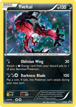 [PKM] Yveltal (XY06) [XY: Black Star Promos]