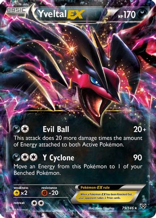 [PKM] Yveltal EX (79/146) [XY: Base Set]