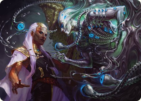 {A} Mirage Mockery Art Card [Phyrexia: All Will Be One Art Series][AONE 017]