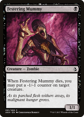 {C} Festering Mummy [Amonkhet][AKH 091]
