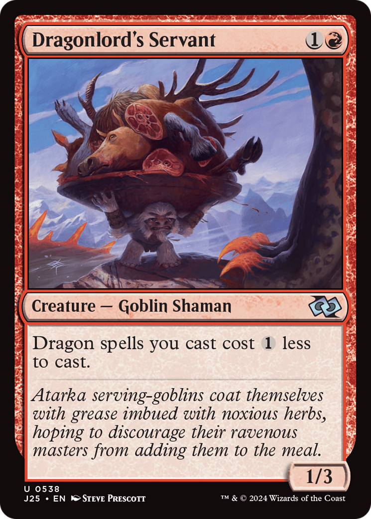 {C} Dragonlord's Servant [Foundations Jumpstart][J25 538]