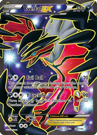 [PKM-R] Yveltal EX (144/146) [XY: Base Set]