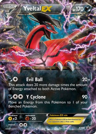 [PKM-R] Yveltal EX (XY08) [XY: Black Star Promos]