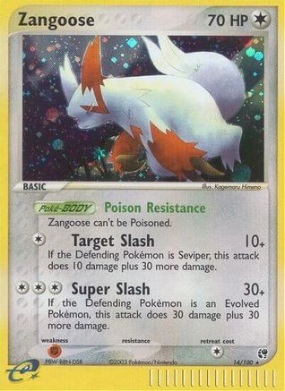 [PKM] Zangoose (14/100) [EX: Sandstorm]