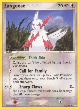 [PKM] Zangoose (25/108) [EX: Power Keepers]