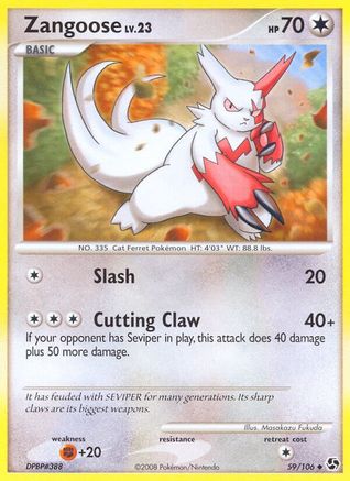 [PKM] Zangoose (59/106) [Diamond & Pearl: Great Encounters]