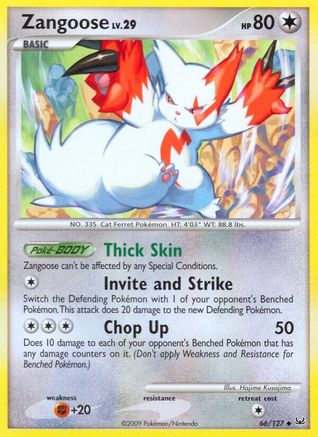 [PKM-C] Zangoose (66/127) [Platinum: Base Set]