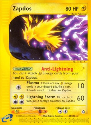 [PKM] Zapdos (44/147) [Aquapolis]