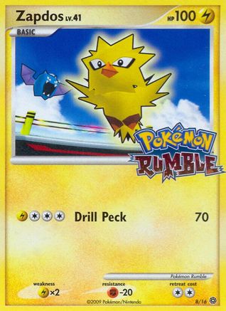 [PKM] Zapdos (8/16) [PokÃƒÂ©mon Rumble]