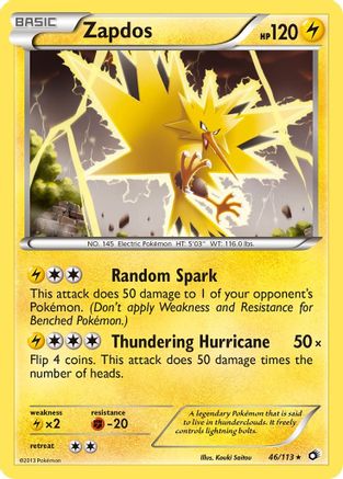 [PKM-R] Zapdos (46/113) [Black & White: Legendary Treasures]