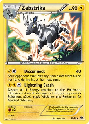 [PKM] Zebstrika (48/99) [Black & White: Next Destinies]