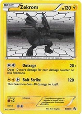 [PKM] Zekrom (BW005) [Black & White: Black Star Promos]