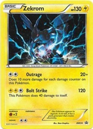 [PKM] Zekrom (BW24) [Black & White: Black Star Promos]