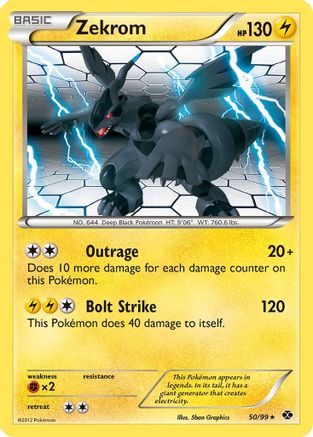 [PKM] Zekrom (50/99) [Black & White: Next Destinies]