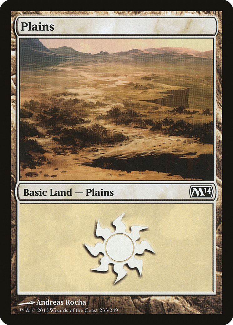 {B}[M14 233] Plains (233) [Magic 2014]