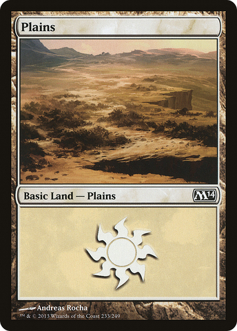 {B}[M14 233] Plains (233) [Magic 2014]