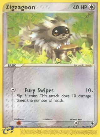 [PKM] Zigzagoon (79/109) [EX: Ruby & Sapphire]