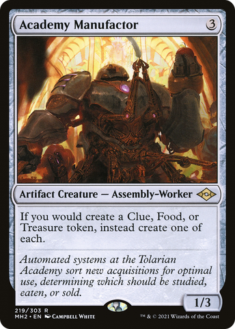 {R} Academy Manufactor [Modern Horizons 2][MH2 219]